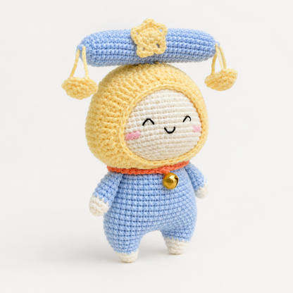 Crochet Libra Zodiac Keychain Pattern