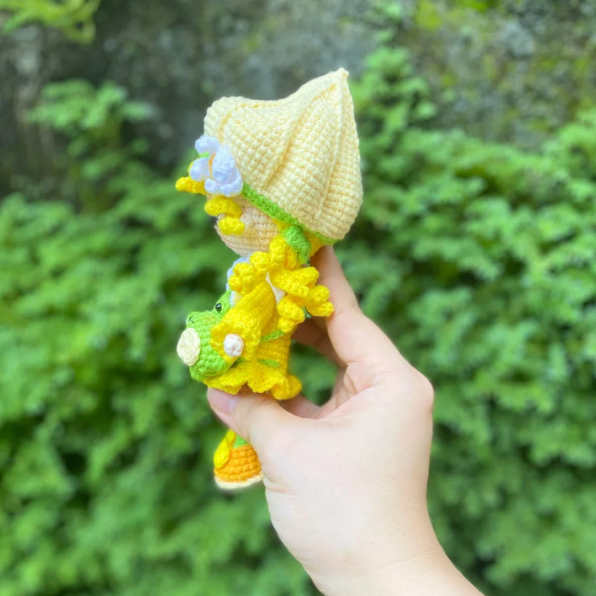 Crochet Lime Chiffon Chibi Doll Pattern
