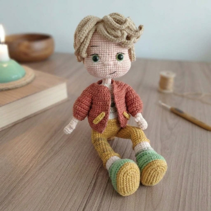 Crochet Luke Doll Pattern