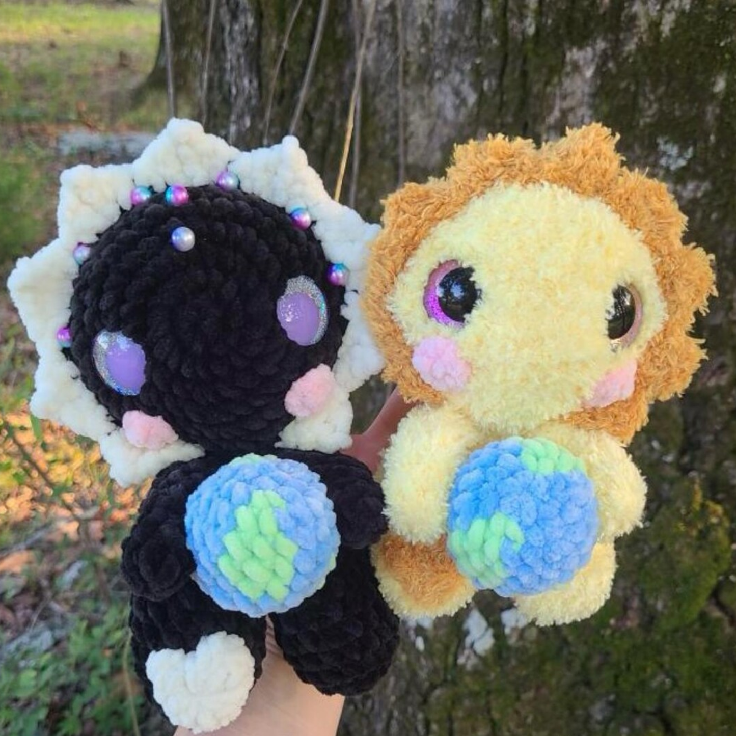 Lumi the Sun Baby Crochet Pattern (Amigurumi with Planet Earth)