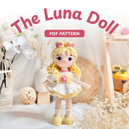 Crochet Luna Amigurumi Doll Pattern
