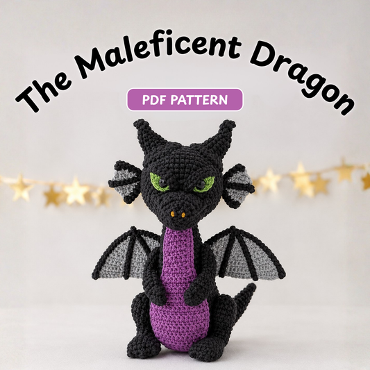 Crochet Maleficent Dragon Amigurumi Pattern