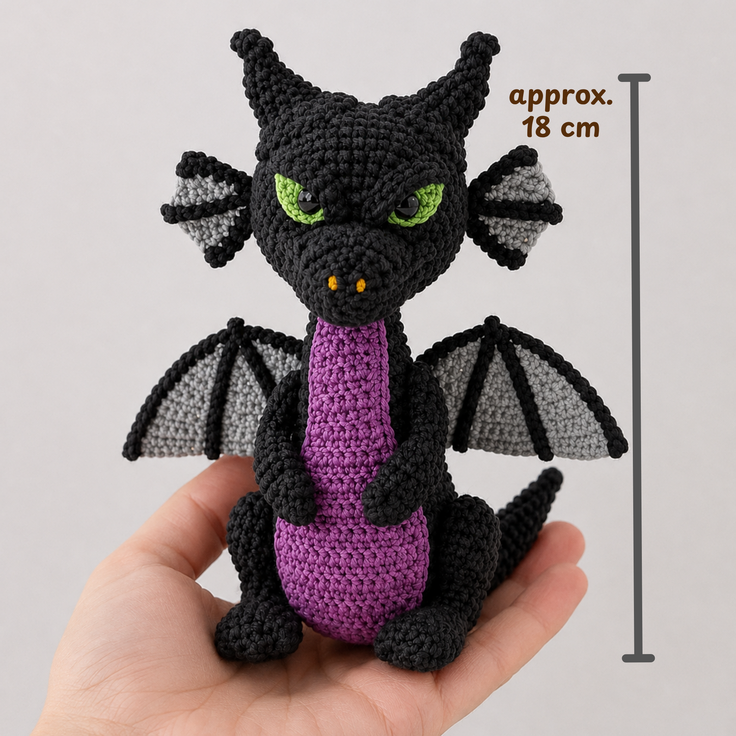 Crochet Maleficent Dragon Amigurumi Pattern
