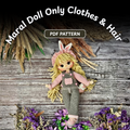 Crochet Maral Doll Clothes and Hair Pattern