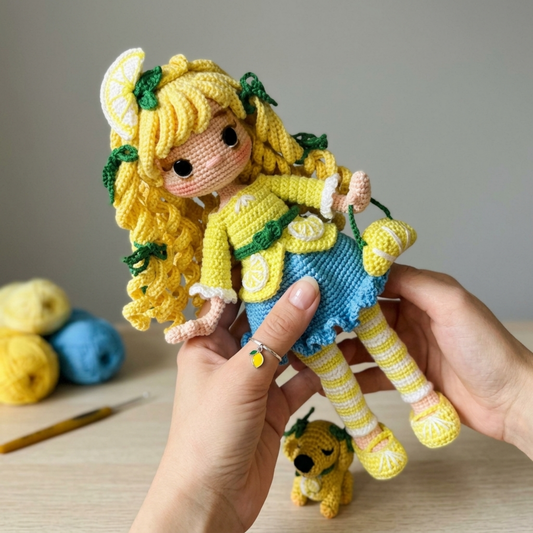 Crochet Merengue Desde Limag Doll Pattern