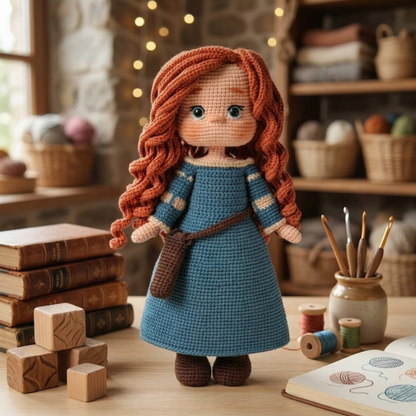 Crochet Merida Doll Pattern