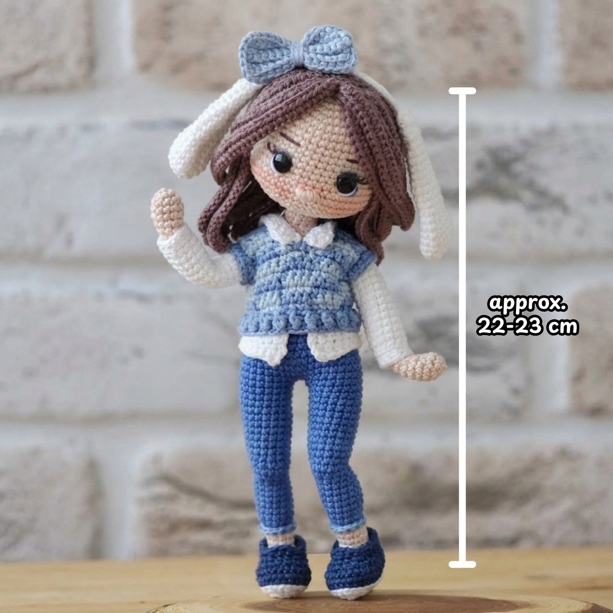 Crochet Mila Doll Pattern (With Bunny Friend)