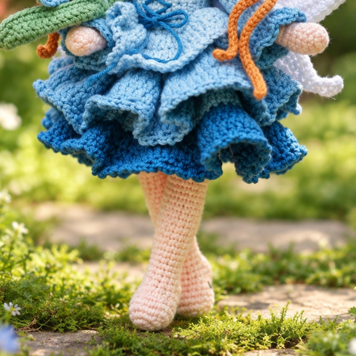 Crochet Mila the Forget-Me-Not Fairy Doll Pattern