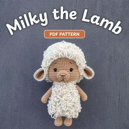 Crochet Lamb Pattern (Milky)