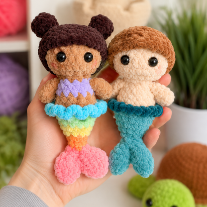 Crochet Hide-and-Sea Mermaids Pattern