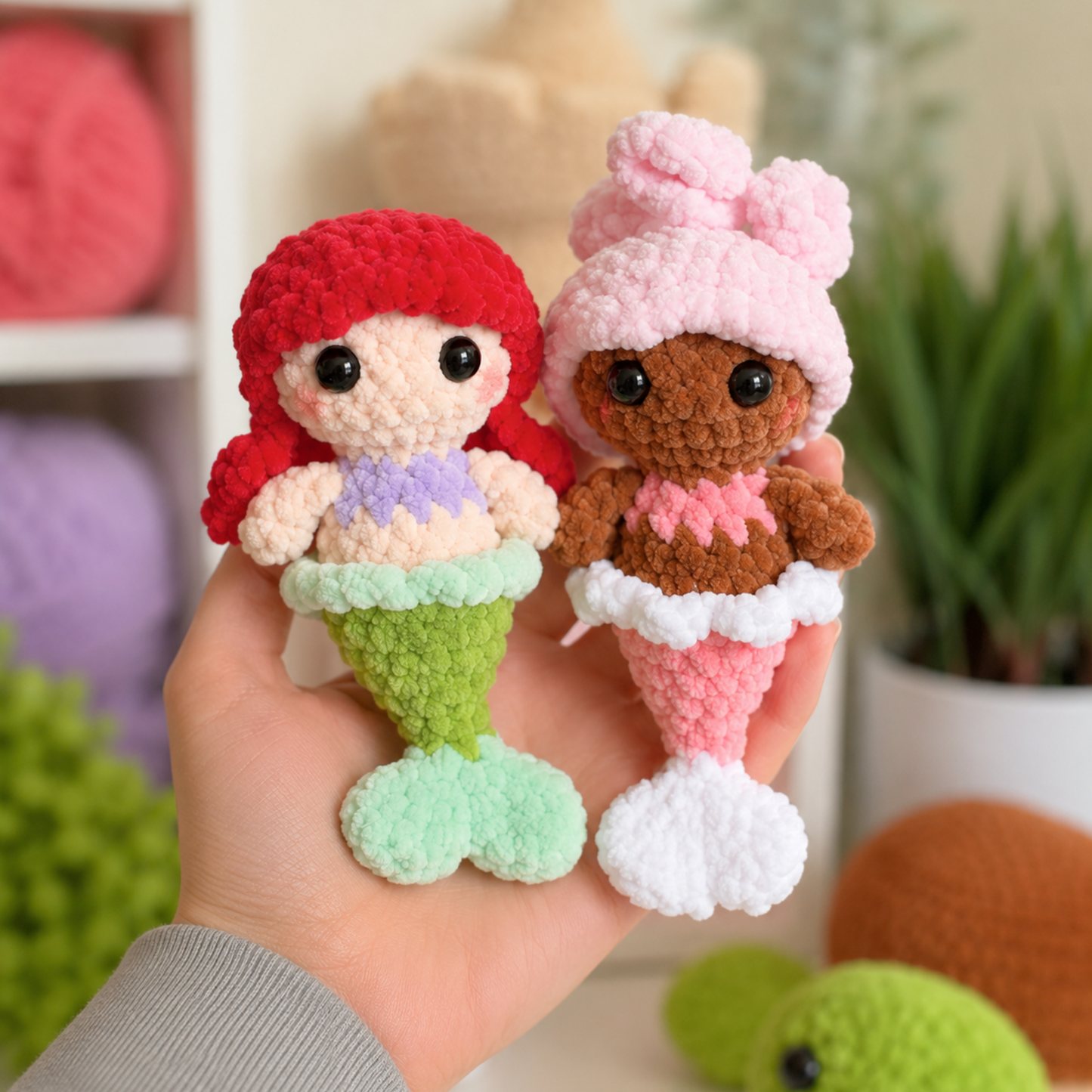 Crochet Hide-and-Sea Mermaids Pattern