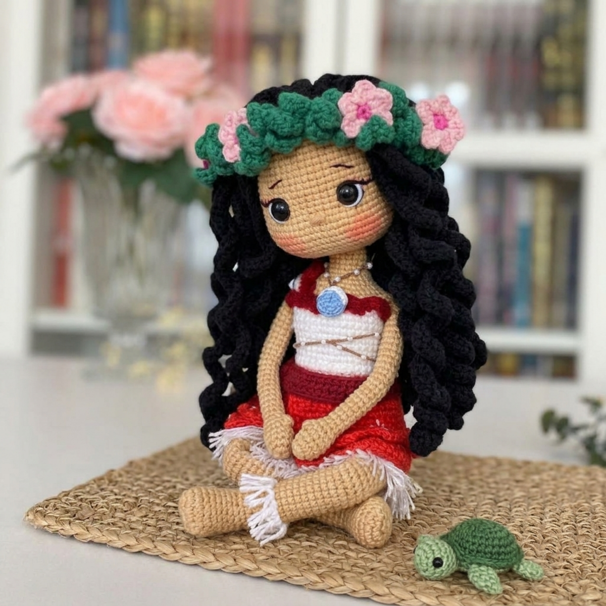 Crochet Moana Doll Pattern