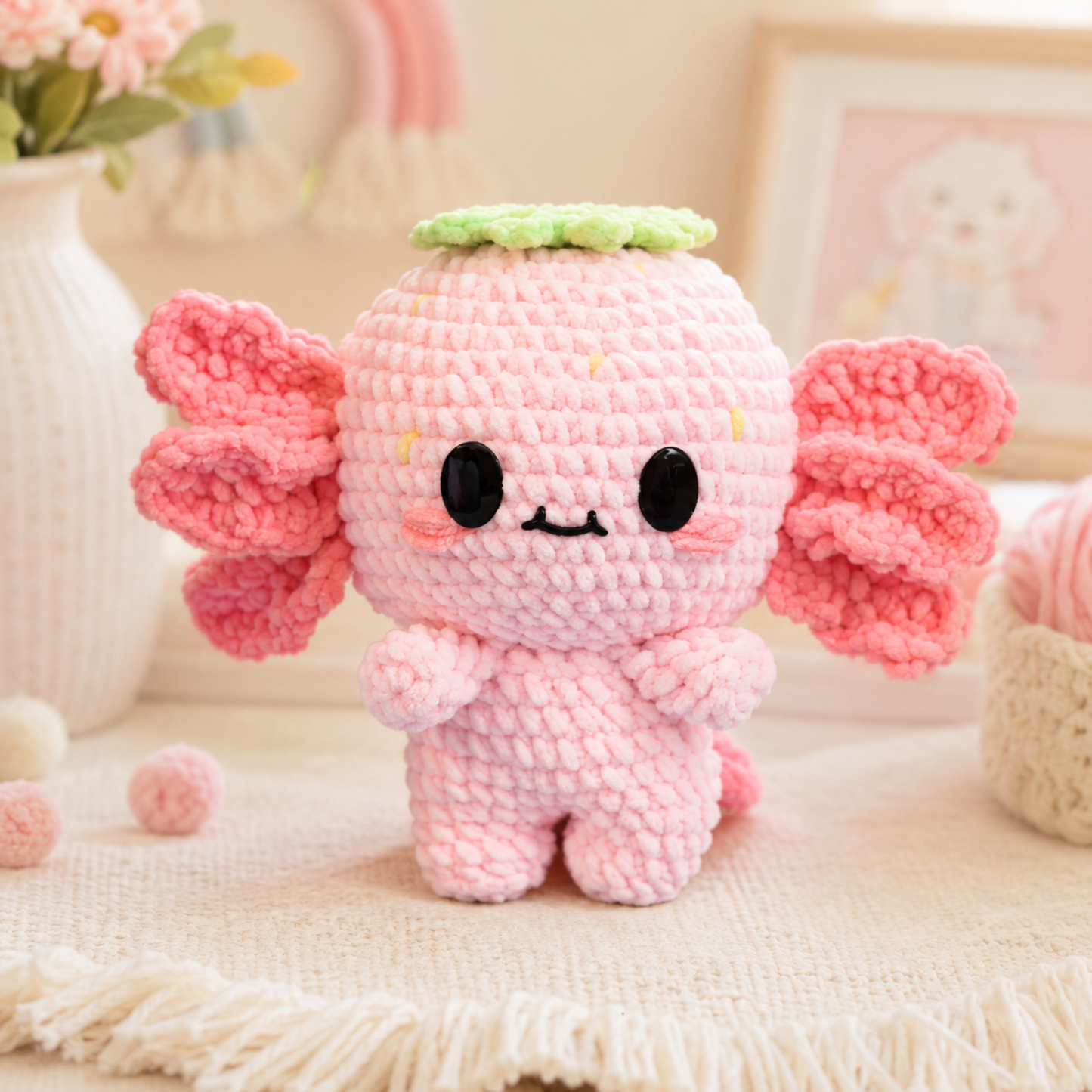 Crochet Mochi the Axolotl Pattern