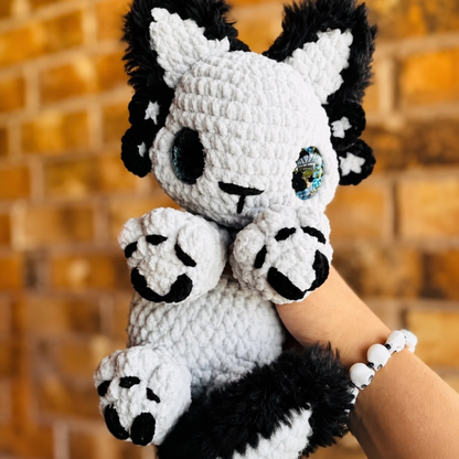 Crochet Mochi the Axolotl Kitty Pattern