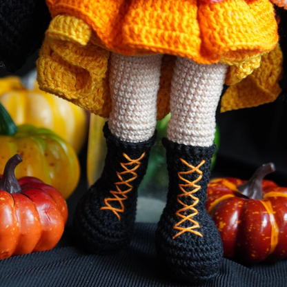 Crochet MORGANA Halloween Doll Pattern