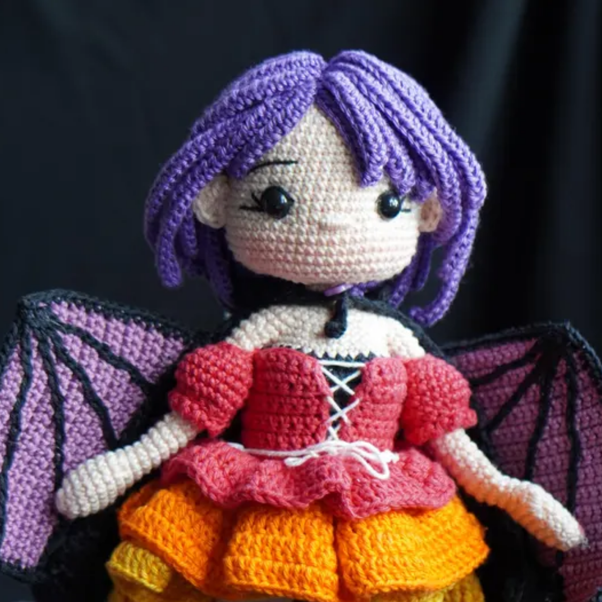 Crochet MORGANA Halloween Doll Pattern