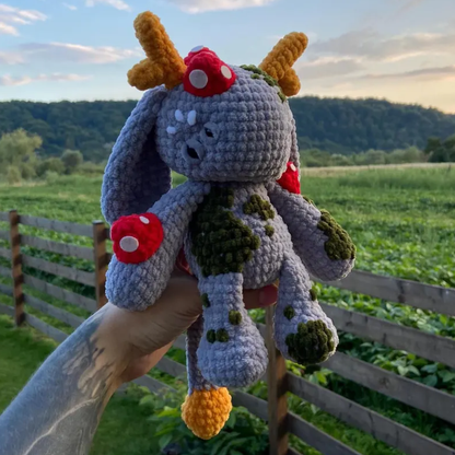 Crochet Forest Monster Amigurumi Pattern (Green Version)