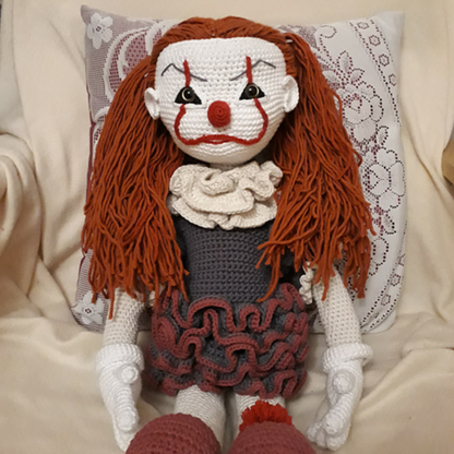 Crochet Mr &amp; Mrs Clownwise Pattern