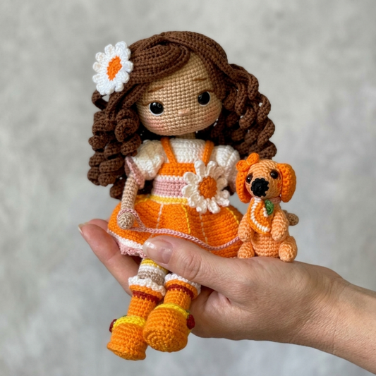 Crochet Muñeca Laranjinha Doll Pattern