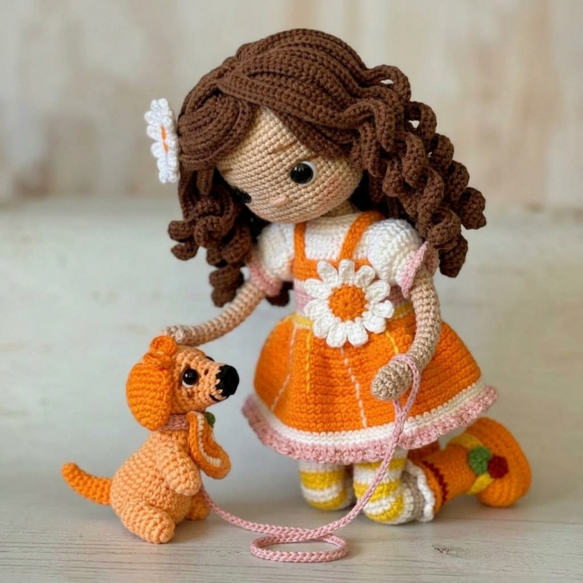 Crochet Muñeca Laranjinha Doll Pattern