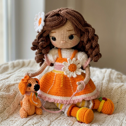 Crochet Muñeca Laranjinha Doll Pattern
