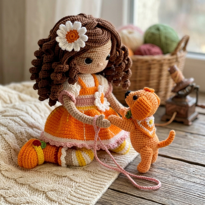 Crochet Muñeca Laranjinha Doll Pattern