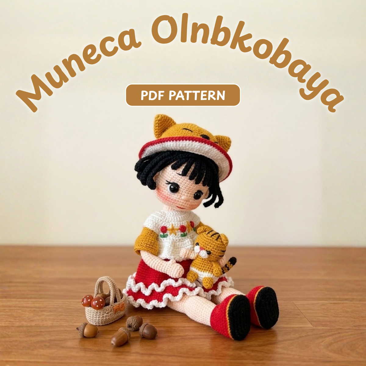 Crochet Muneca Olnbkobaya Doll Pattern
