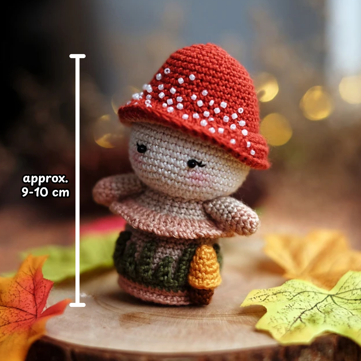 Crochet Mushroom Pixie Autumn Amigurumi Pattern