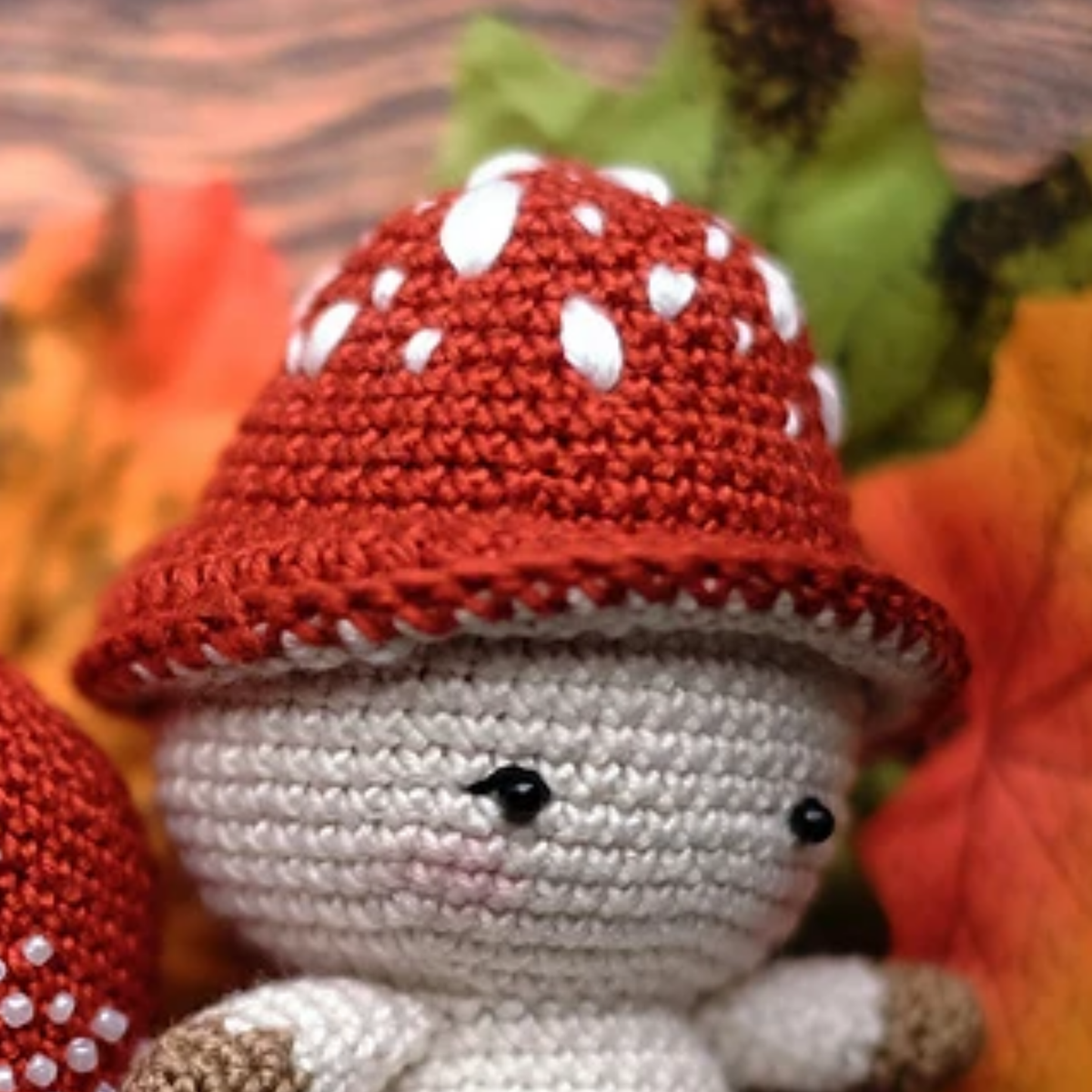 Crochet Mushroom Pixie Autumn Amigurumi Pattern