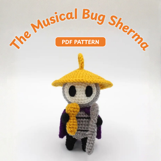 Crochet Musical Bug Sherma Amigurumi Pattern