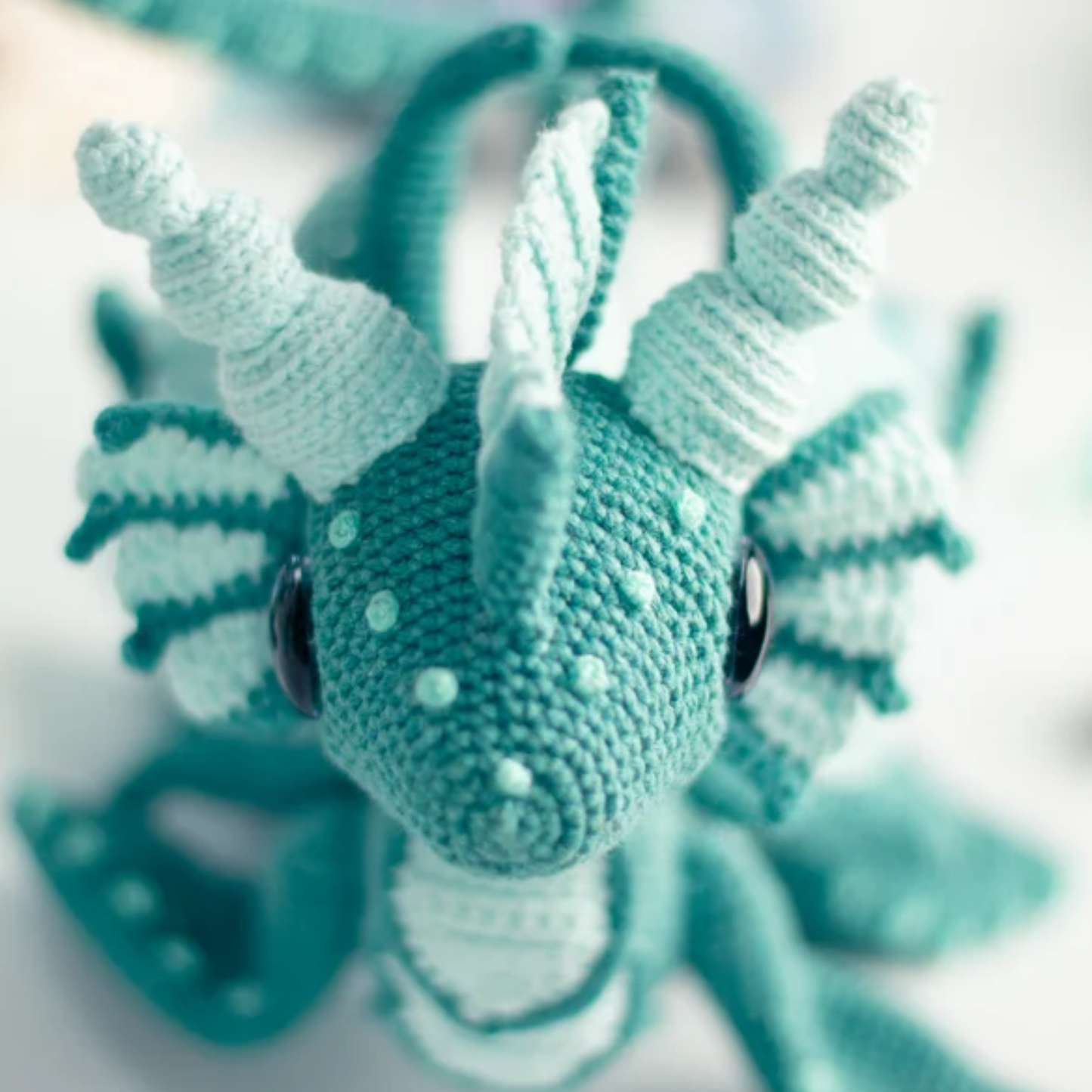 Crochet Nereida the Water Dragon Amigurumi Pattern