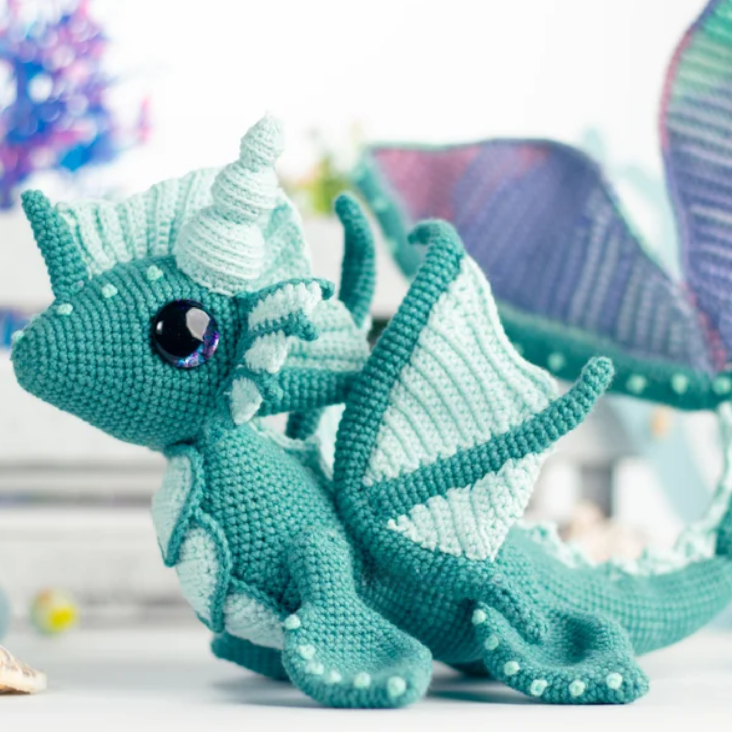 Crochet Nereida the Water Dragon Amigurumi Pattern