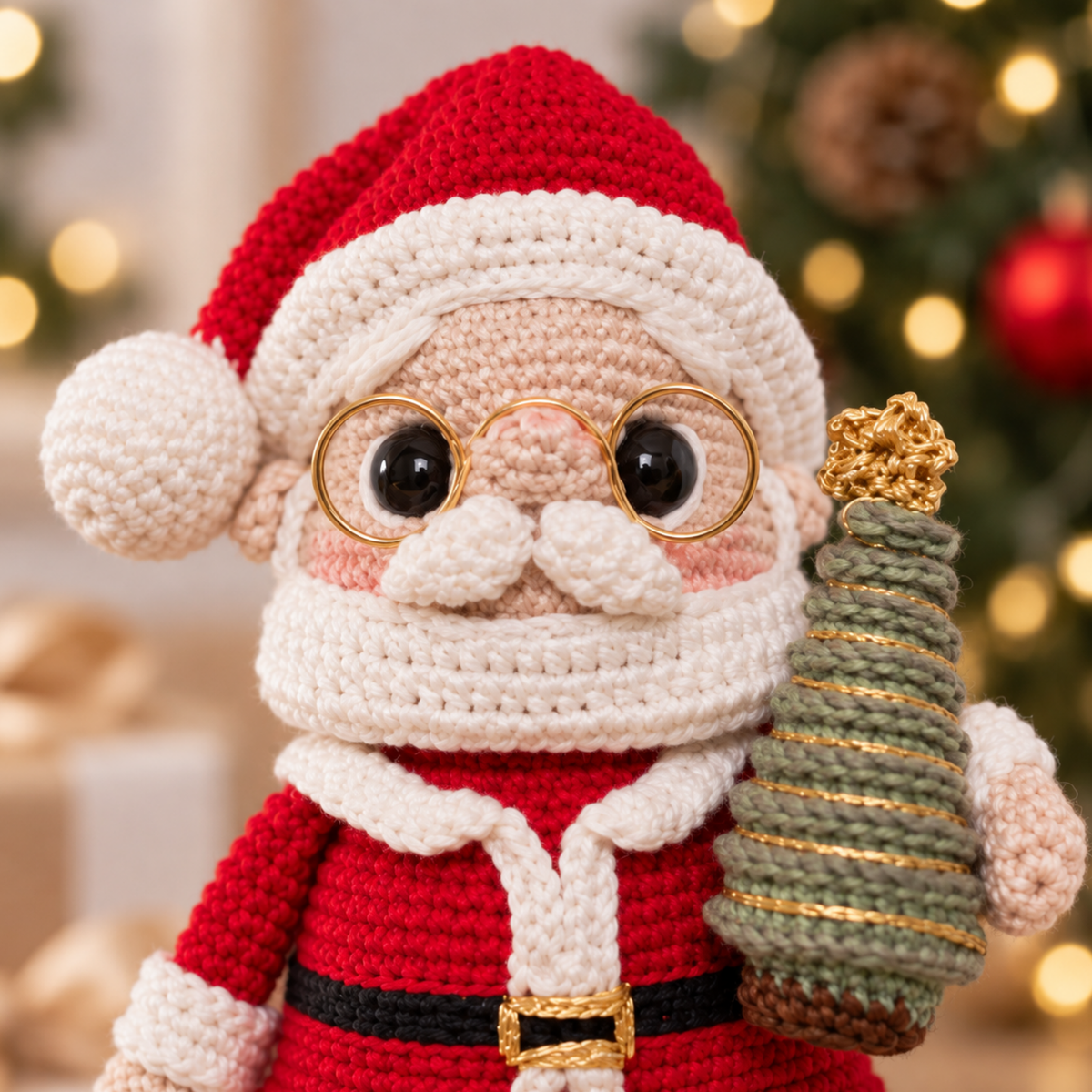 Crochet Sr. Noel Santa Claus Amigurumi Pattern (3 Figures)