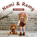 Crochet Nomi and Remy Pattern