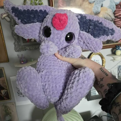 Crochet Espeon Amigurumi Pattern