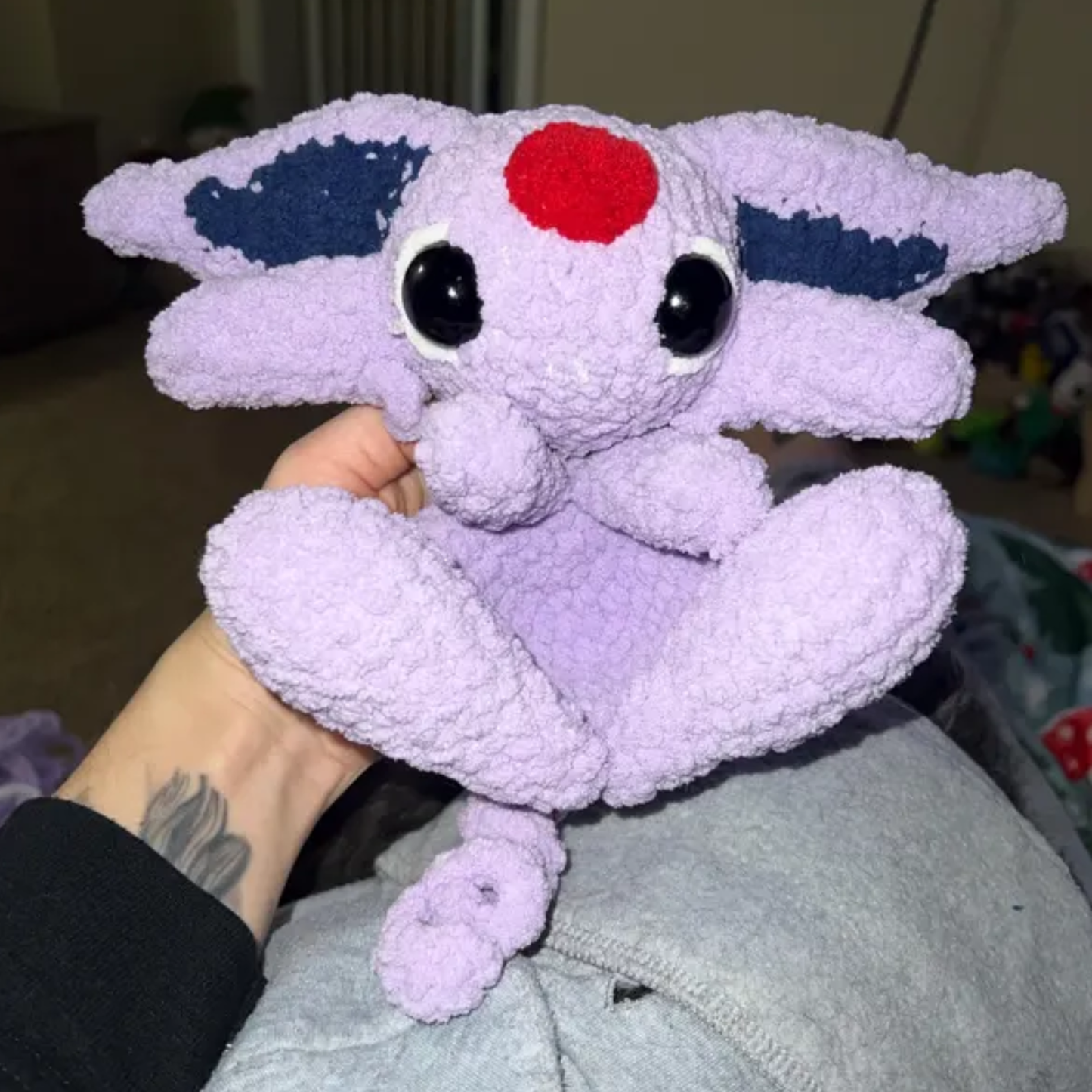 Crochet Espeon Amigurumi Pattern