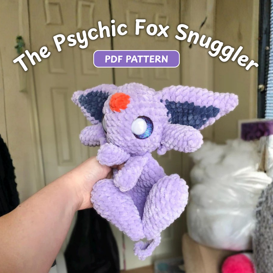 Crochet Espeon Amigurumi Pattern