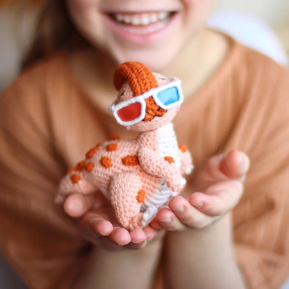 Crochet Parasaurolophus Dinosaur Amigurumi Pattern