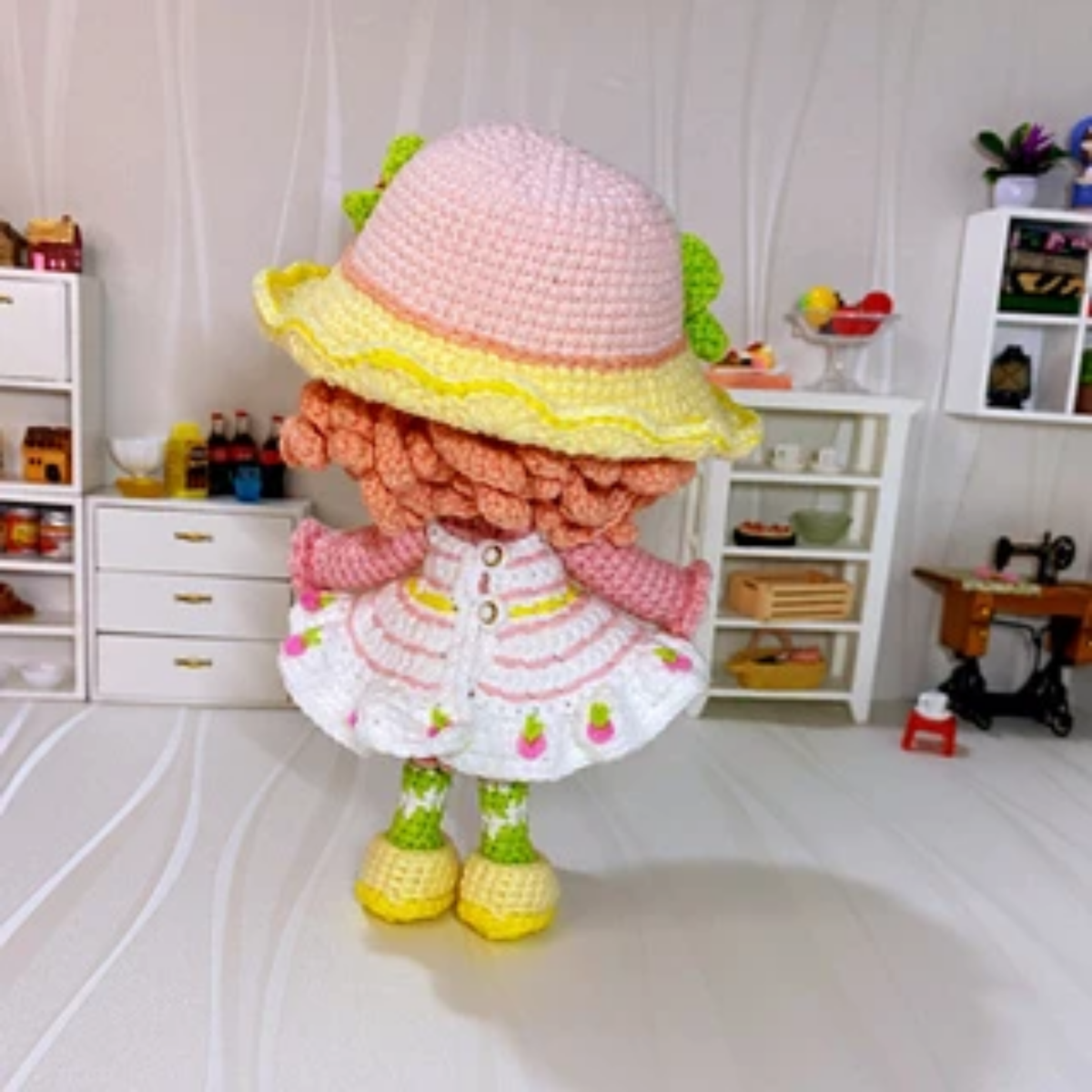 Crochet Peach Blush Chibi Doll Pattern