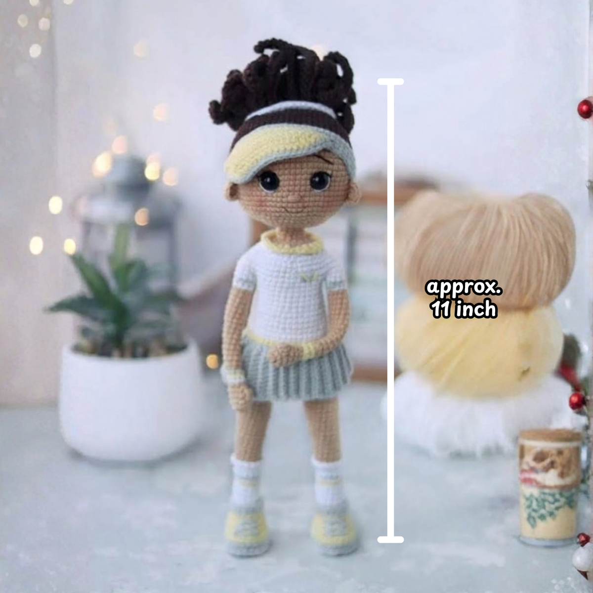 Crochet Penny the Tennis Player Doll Pattern