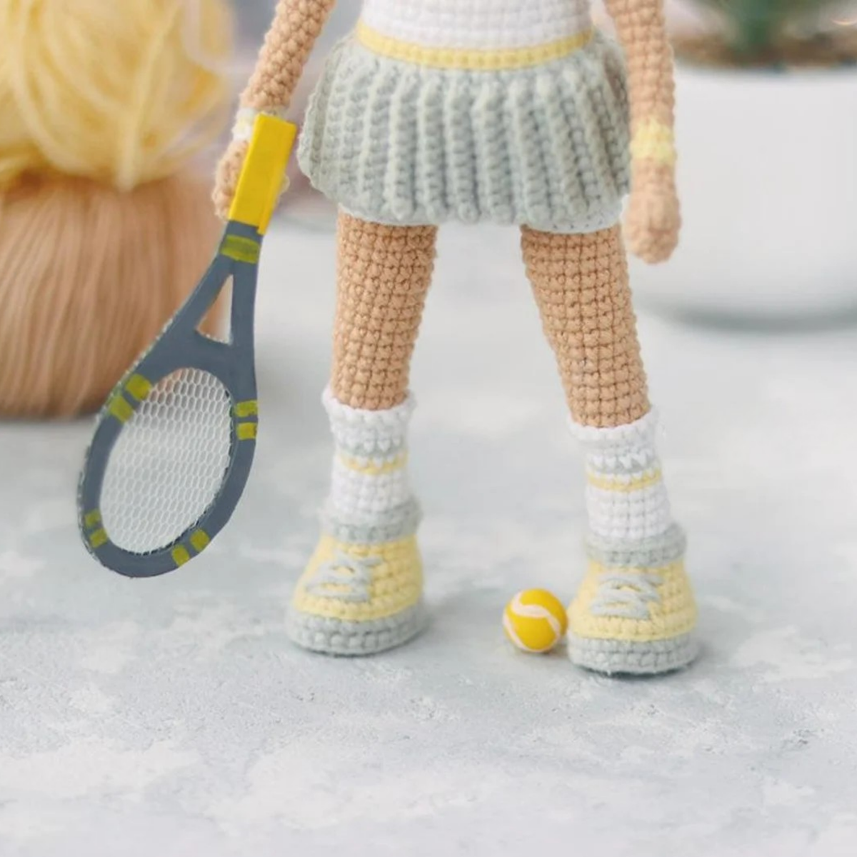 Crochet Penny the Tennis Player Doll Pattern