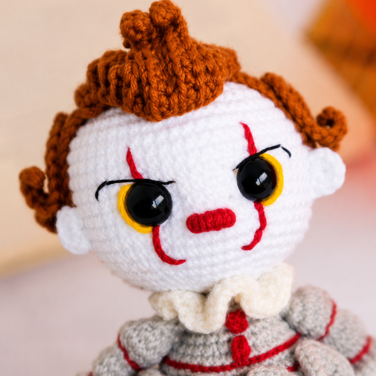 Crochet Pennywise Amigurumi Pattern