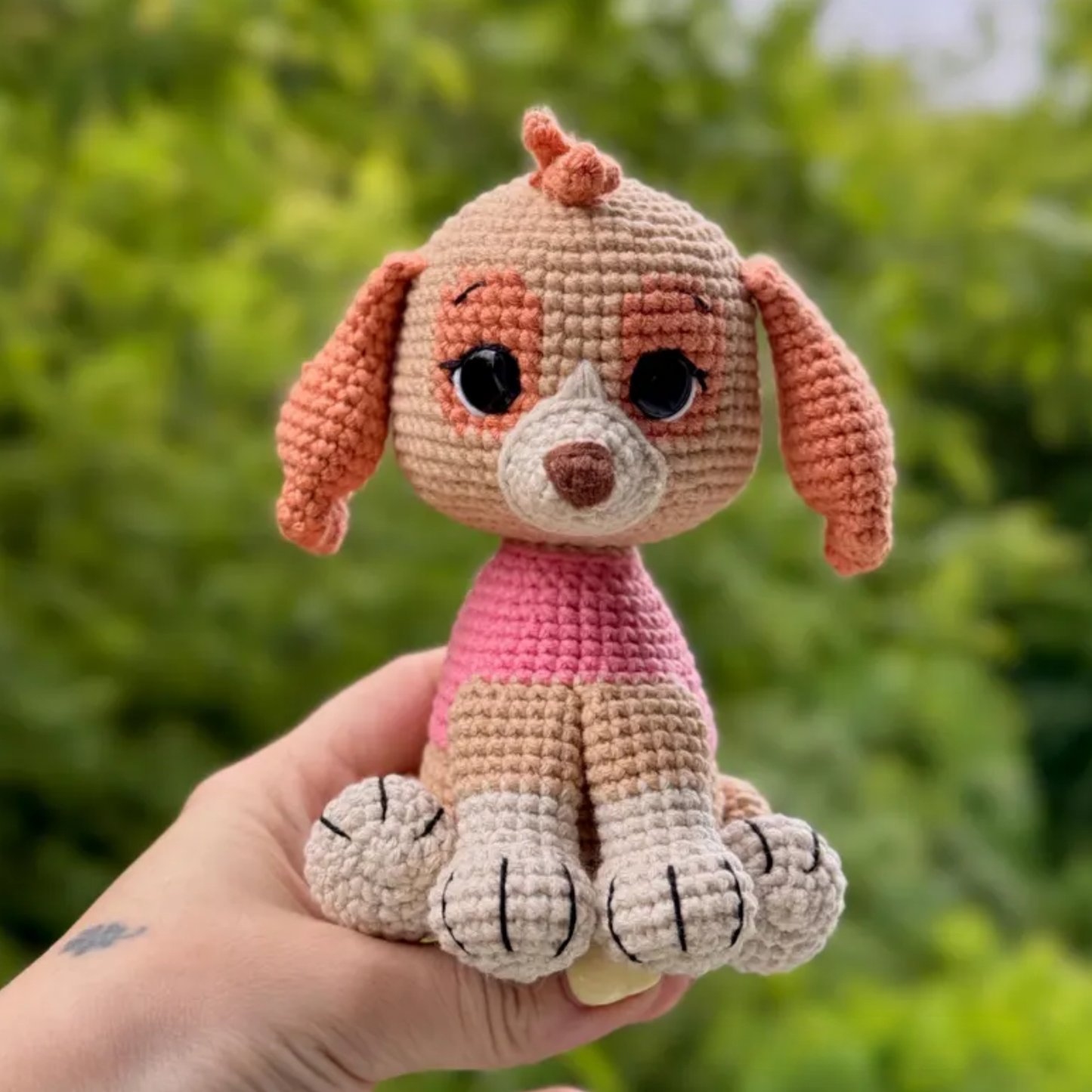 Crochet Pilot Puppy Amigurumi Pattern