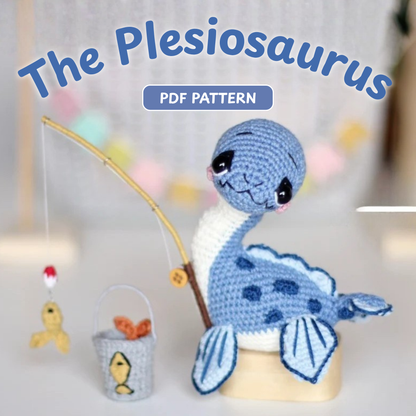 Crochet Plesiosaurus (Nessie) Amigurumi Pattern