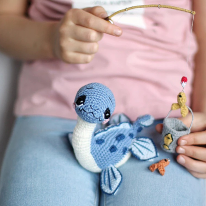 Crochet Plesiosaurus (Nessie) Amigurumi Pattern