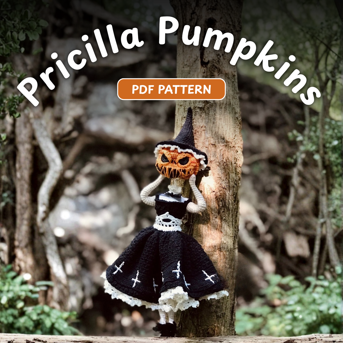 Crochet Pricilla Pumpkins Amigurumi Pattern
