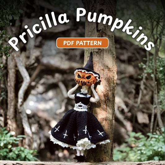 Crochet Pricilla Pumpkins Amigurumi Pattern
