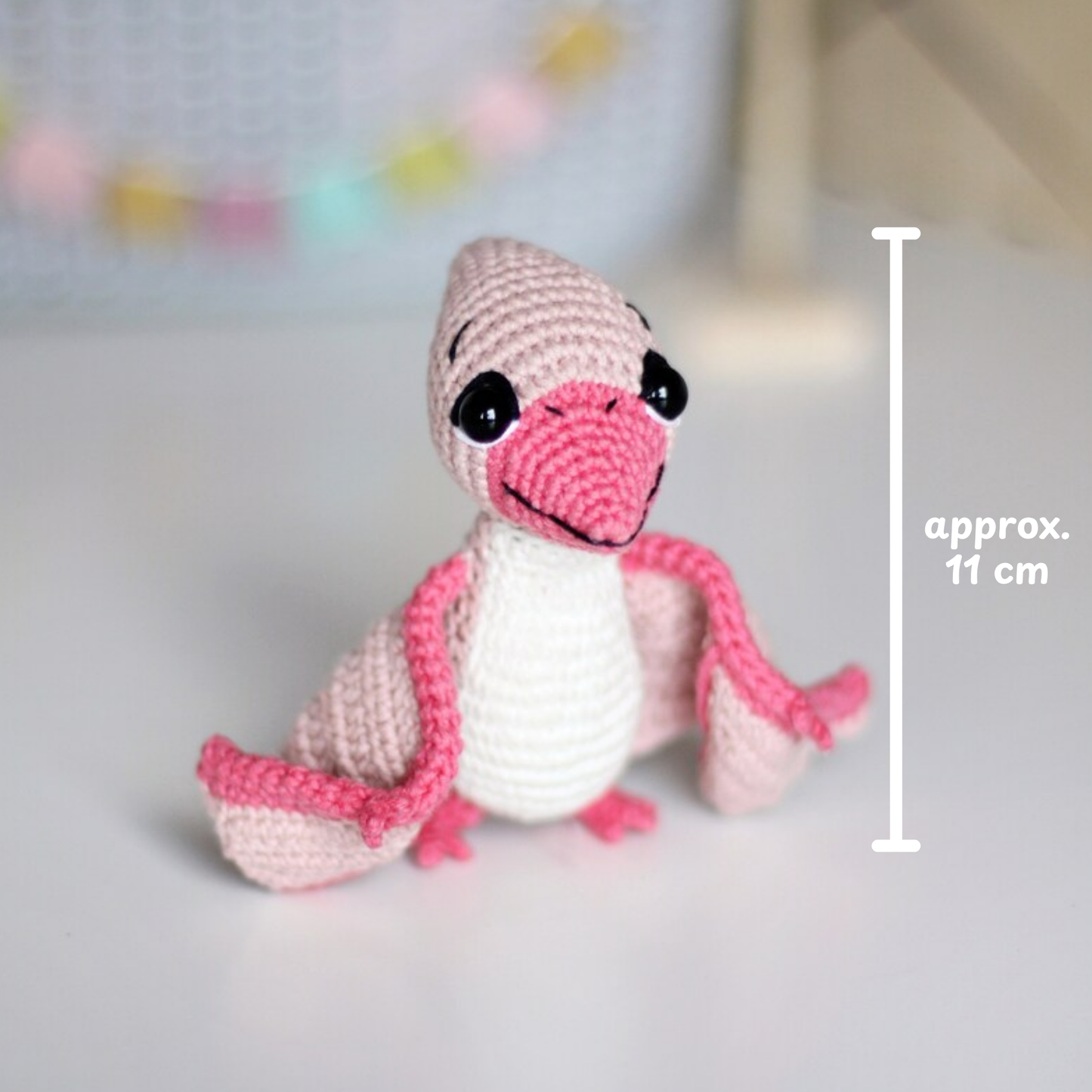 Crochet Pterodactyl Dinosaur Amigurumi Pattern