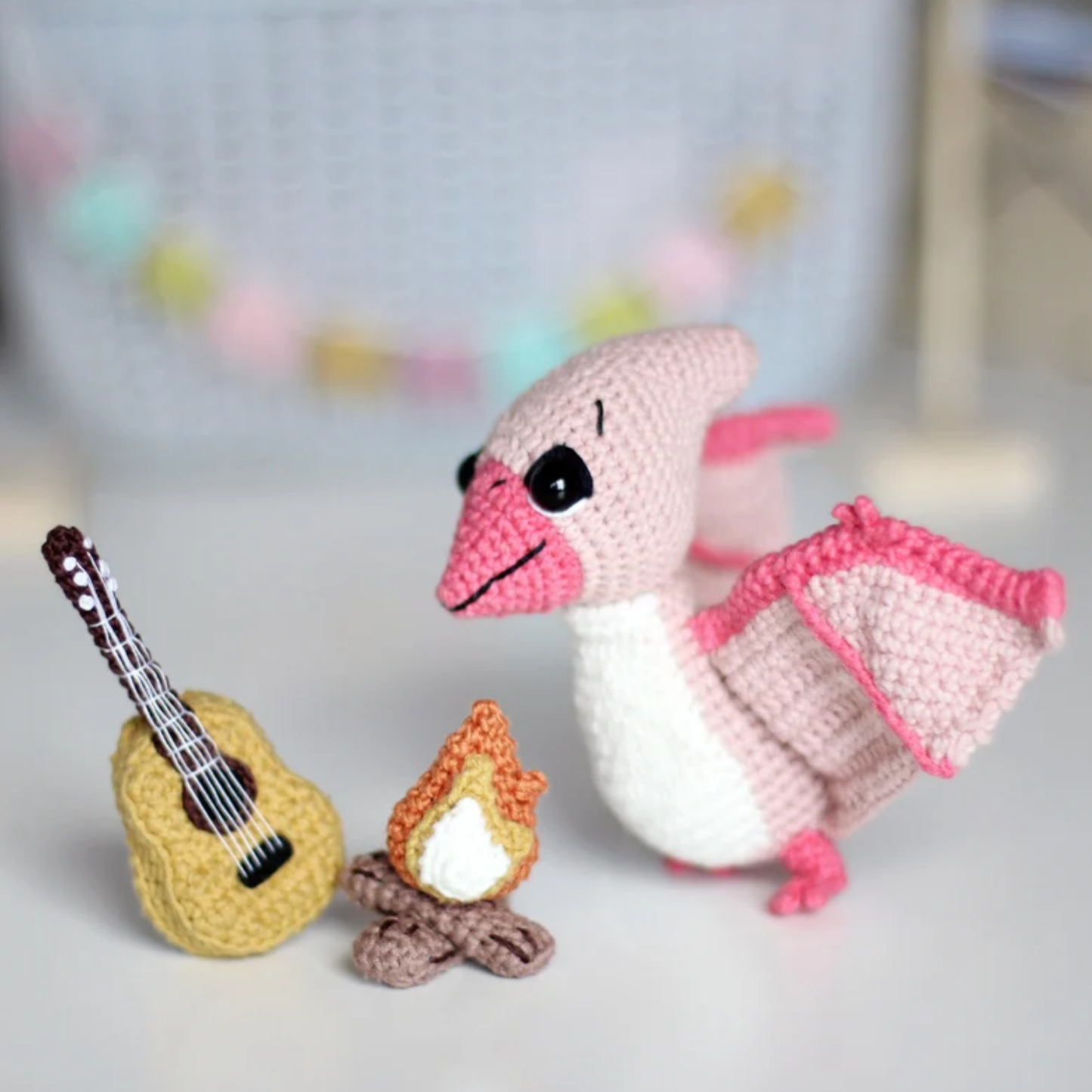 Crochet Pterodactyl Dinosaur Amigurumi Pattern