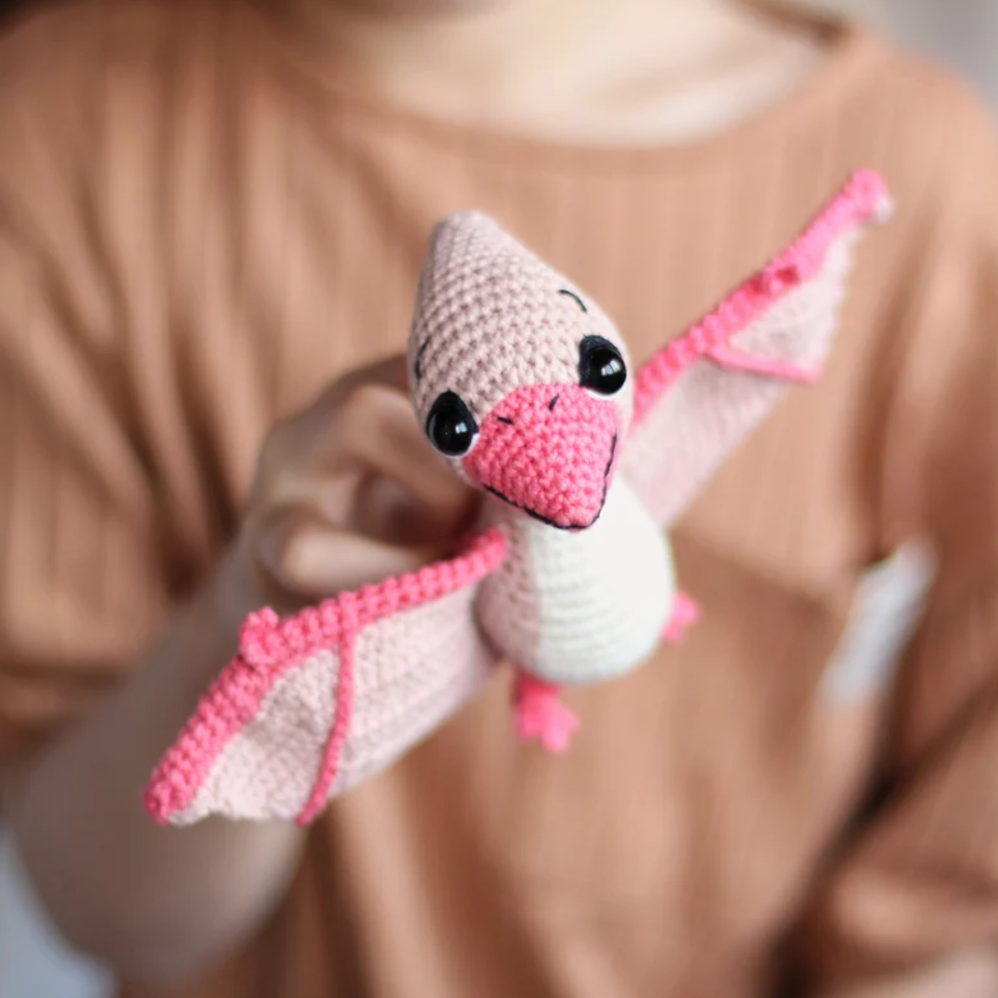 Crochet Pterodactyl Dinosaur Amigurumi Pattern